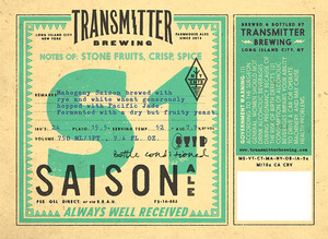 Transmitter Brewing S1