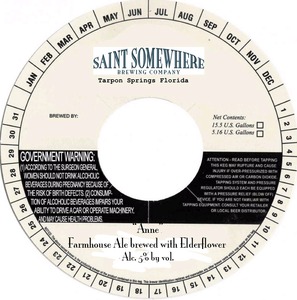 Saint Somewhere Brewing Company Anne September 2014