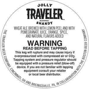 Jolly Traveler Shandy August 2014