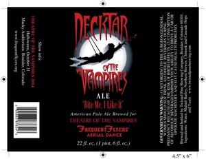 Twisted Pine Brewing Company Necktar Of The Vampires August 2014