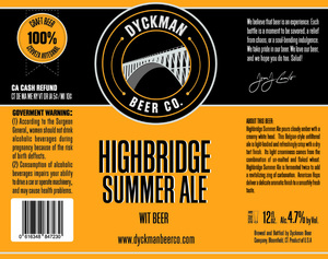 Dyckman Beer Company Highbridge