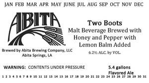 Abita Two Boots August 2014