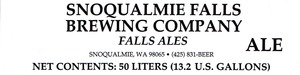 Snoqualmie Falls Brewing Company Bunghole