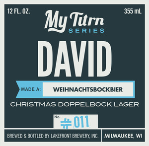 Lakefront Brewery, Inc Dave Made A Weihnachtsbockbier Christmas August 2014