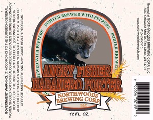 Northwoods Brewing Corp. Angry Fisher Habanero Porter August 2014