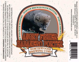 Northwoods Brewing Corp. Angry Fisher Habanero Porter