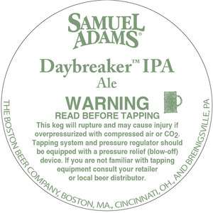 Samuel Adams Daybreaker IPA August 2014