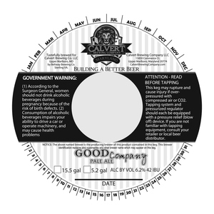 Calvert Brewing Company Good Company August 2014