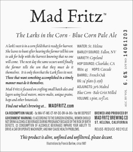 Mad Fritz The Larks In The Corn August 2014