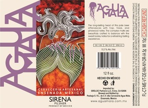 Agua Mala Sirena Pilsner August 2014