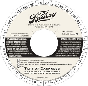 The Bruery Tart Of Darkness