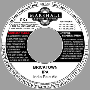 Marshall Brewing Company Bricktown IPA