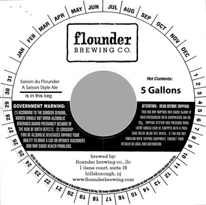 Flounder Brewing Co. Saison Du Flounder