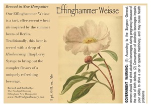 The Prodigal Brewery Effinghammer Weisse
