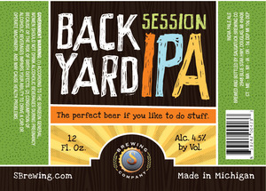 Saugatuck Brewing Co. Backyard IPA August 2014