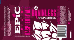 Epic Brewing Company Lil' Brainless Raspberries
