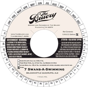 The Bruery 7 Swans-a-swimming August 2014