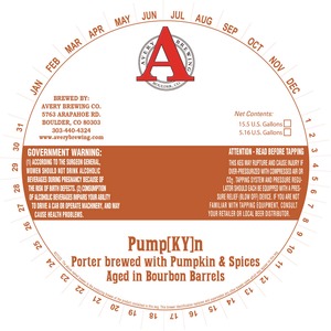 Avery Brewing Company Pump[ky]n