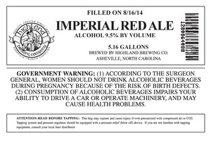 Highland Brewing Co. Imperial Red