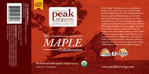 Peak Organic Maple Collaboration August 2014