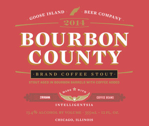 Goose Island Beer Co. Bourbon County Brand Coffee Stout