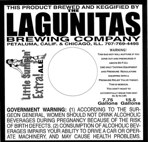 The Lagunitas Brewing Company A Little Sumpin Extra August 2014