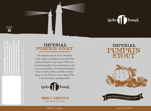 Cape Ann Brewing Company Imperial Pumpkin Stout