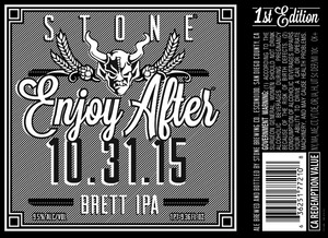 Stone Brewing Co Stone Enjoy After August 2014