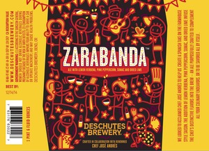 Deschutes Brewery Zarabanda August 2014