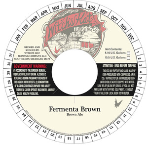 Witch's Hat Brewing Company Fermenta Brown August 2014