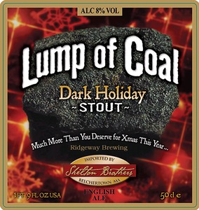 Ridgeway Brewing Lump Of Coal