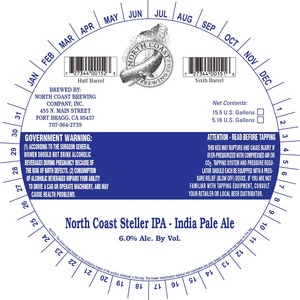 North Coast Steller Ipa August 2014