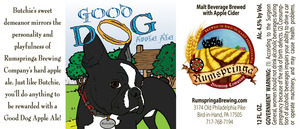 Rumspringa Brewing Company Good Dog Apple Ale