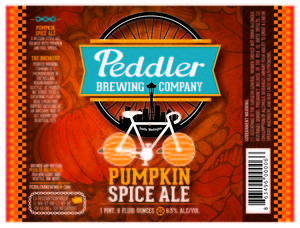 Peddler Brewing Company Pumpkin Spice Ale August 2014