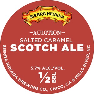 Sierra Nevada Audition Salted Caramel Scotch Ale August 2014