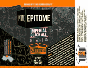 Carton Brewing Co. Epitome