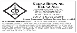 Keuka Brewing Keuka Ale August 2014