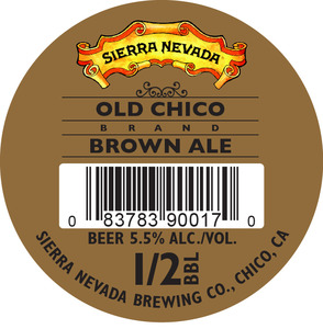 Sierra Nevada Old Chico Brown Ale August 2014