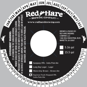 Red Hare Equinox Fresh Hopped IPA