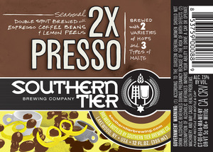 Southern Tier Brewing Company 2xpresso August 2014