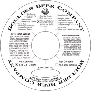 Boulder Beer Company A Honey Of A Saison Ale