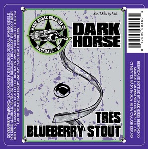 Dark Horse Brewing Company Tres Blueberry Stout