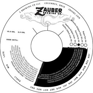 Z Brewing Co LLC Portergeist Ale August 2014