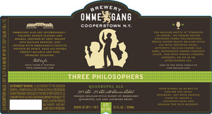 Ommegang Three Philosophers September 2014
