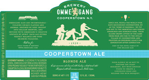 Ommegang Cooperstown Ale September 2014