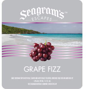 Seagram's Escapes Grape Fizz August 2014