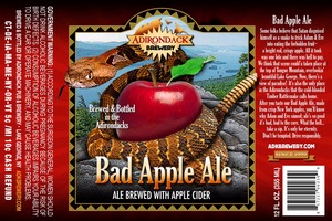 Adirondack Brewery Bad Apple Ale September 2014