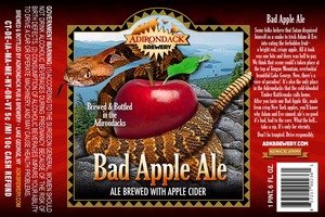 Adirondack Brewery Bad Apple Ale September 2014