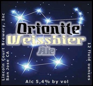 Orionite Weissbier September 2014