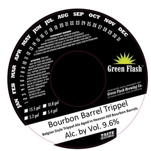 Green Flash Brewing Company Bourbon Barrel Trippel September 2014